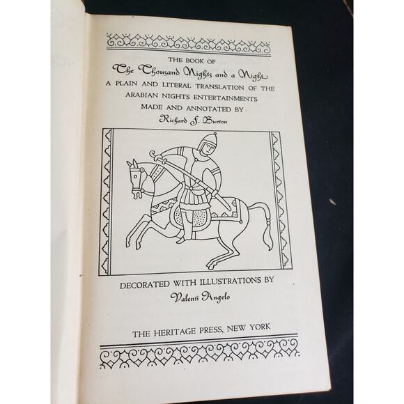 The Book Of The Thousand Nights and a Night, Burton, 1934, Vol 1-6 Heritage - Picture 6 of 16